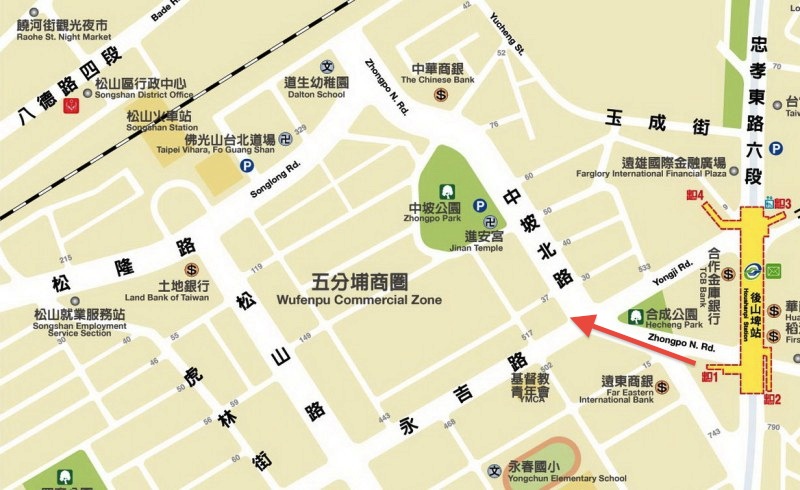 Wufenpu Location