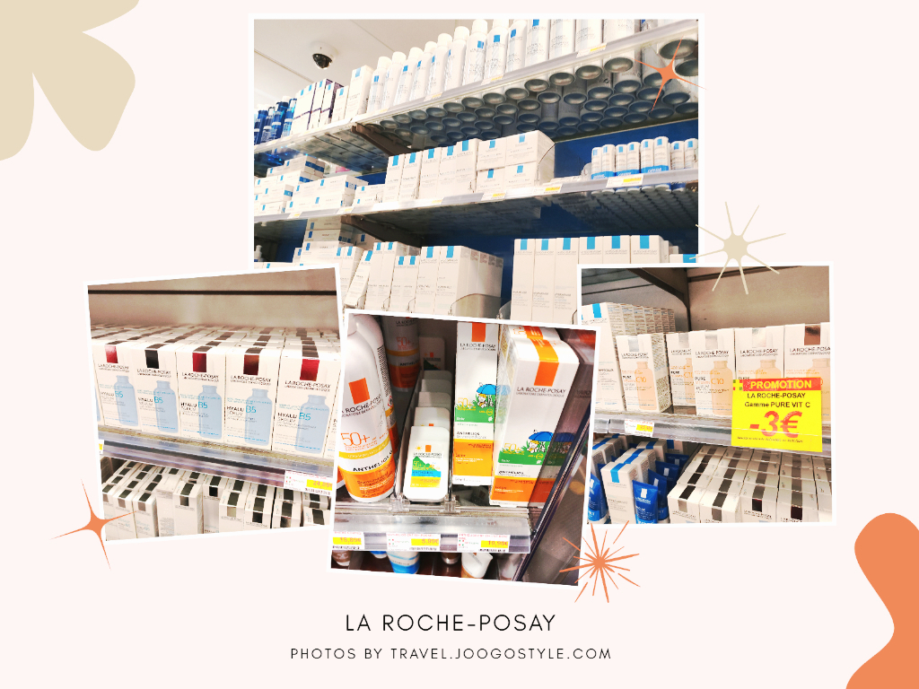 Beauty products in French Pharmacies